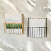 Wall-Mounted Iron File Holder — Magazine & Mail Organiser (Gold or Black)