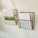 Wall-Mounted Iron File Holder — Magazine & Mail Organiser (Gold or Black)