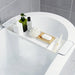 Extendable Bathtub Shelf Tray — Shower Caddy, Book & Towel Holder