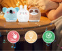 Mini Rabbit White Noise Machine & LED Night Light — 20 Soothing Sounds, USB‑C Rechargeable Silicone Sleep Aid