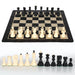 20-inch Portable Folding Chess Set with Weighted Pieces — Tournament Grade