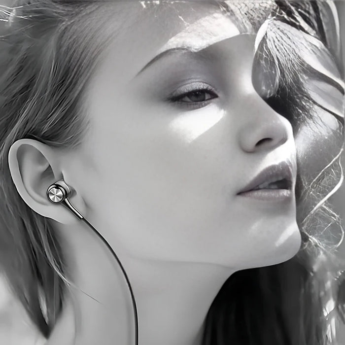 3.5mm Wired In‑Ear Earphones with Microphone — HIFI Bass Stereo