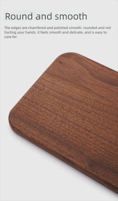 Walnut Double-sided Portable Cutting Board — S & L for 800/1000ml Lunch Box