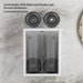 Modern Grey Wall-Mounted Bathroom Cabinet — PVC Vanity (Under 60cm)