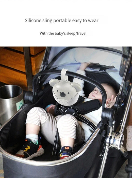 Portable White Noise Machine Baby Soother — 3 White Noise & 2 Light Music (Timed Shutdown)