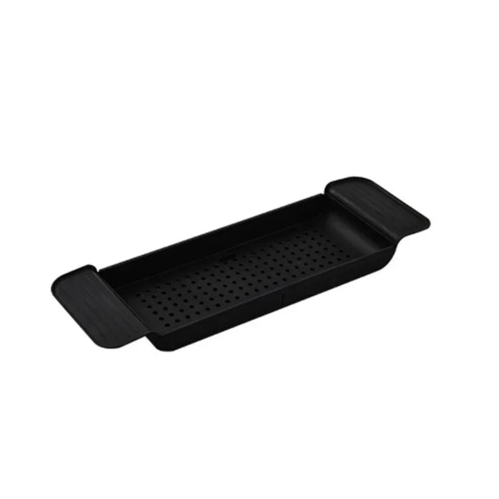 Retractable Bathtub Storage Rack — Expandable Bath Tray & Towel Shelf