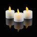 Rechargeable Moving Flame Tealight Candles - Remote & USB (1/2/3/4 pcs)