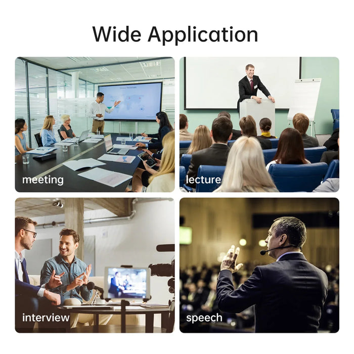 Digital Voice Recorder — 64GB / 16GB / 8GB, Voice-Activated MP3 Player with Noise Reduction