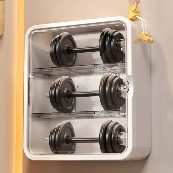 No-drill Wall-mounted Medical Cabinet – Transparent Drawer, Multi-layer Storage