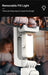 A10 Handheld Smartphone Gimbal with Fill Light, Extension Rod & Remote — for iPhone & Samsung