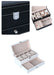 4‑Position Double‑Layer PU Leather Jewellery & Watch Storage Box