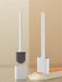 Mini Silicone Toilet Brush Set — Wall‑Mounted or Free‑Standing, Soft Silicone Brush