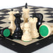 20-inch Portable Folding Chess Set with Weighted Pieces — Tournament Grade