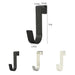 S-shaped Metal Over-Cabinet Door Hooks — Multi-purpose Kitchen & Bathroom Storage