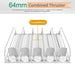 Canned Beverage Push Rack — Self-Pushing Fridge & Counter Organiser (310/380/410mm)