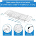Extendable PET Bathtub Tray & Bathroom Storage Shelf — Adjustable Shower Caddy Organiser