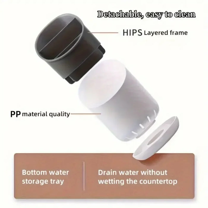 Cutlery Drain Holder – Plastic Chopstick & Tableware Drainer