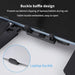 Foldable Laptop Cooling Stand with Single Fan - Portable Elevated Notebook Holder