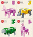 GUDI 26-piece A–Z Transforming Alphabet Robot & Dinosaur Building Block Toys