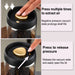 Vacuum-Sealed Glass Coffee Storage Jar — Airtight, Moisture-Proof