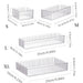 Stackable Acrylic Drawer Organiser — Adjustable Divider Trays for Makeup