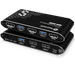 DP KVM Switch 2-Port — 4K@60Hz, HDCP 2.2, USB 3.0, USB Cables Included