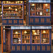 Notting Hill Book Nook 3D Wooden Puzzle DIY Bookstore Bookend Dollhouse Model