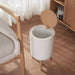 7L Round Wood‑Grain Press Dustbin with Legs