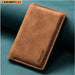 Magnetic Leather Card Holder — MagSafe Compatible No‑zip Card Bag
