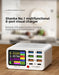 8-Port Wireless Fast Charging Station — 15W Wireless, 65W Total, PD & QC