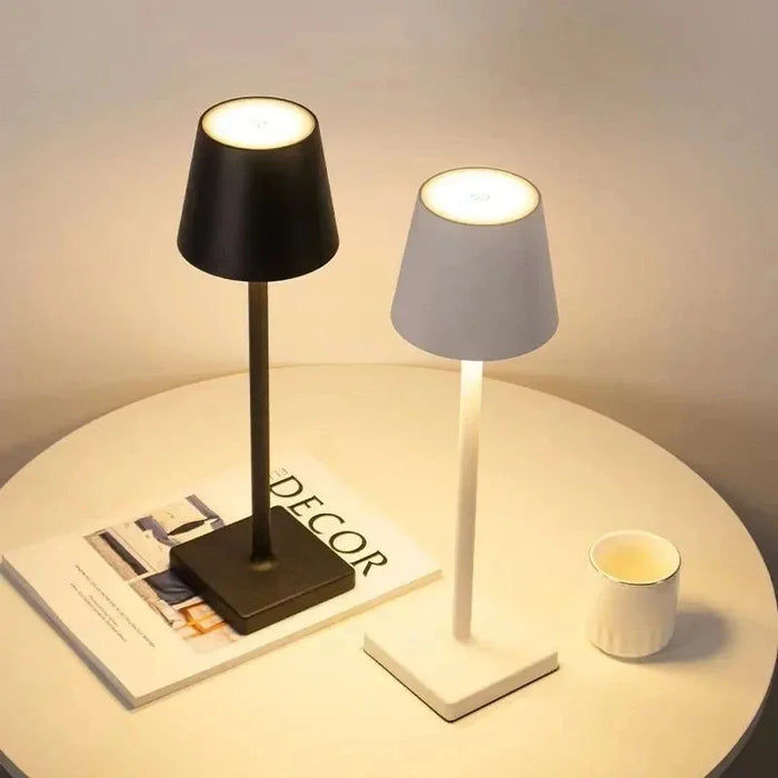 Usb Rechargeable LED Desk Lamp - Wireless, Waterproof Table Lighting for Bar, Restaurant & Hotel Bedroom - Creates Perfect Ambiance for Dining & Relaxing Environments