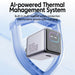45W PD GaN USB‑C Charger with AI Touch Display — USB‑C PD for iPhone & Android (EU/UK/US)