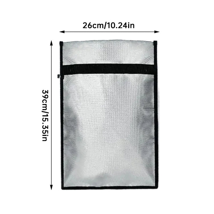 Waterproof, Fireproof Faraday Bag for Laptops, Tablets & Phones — Grey