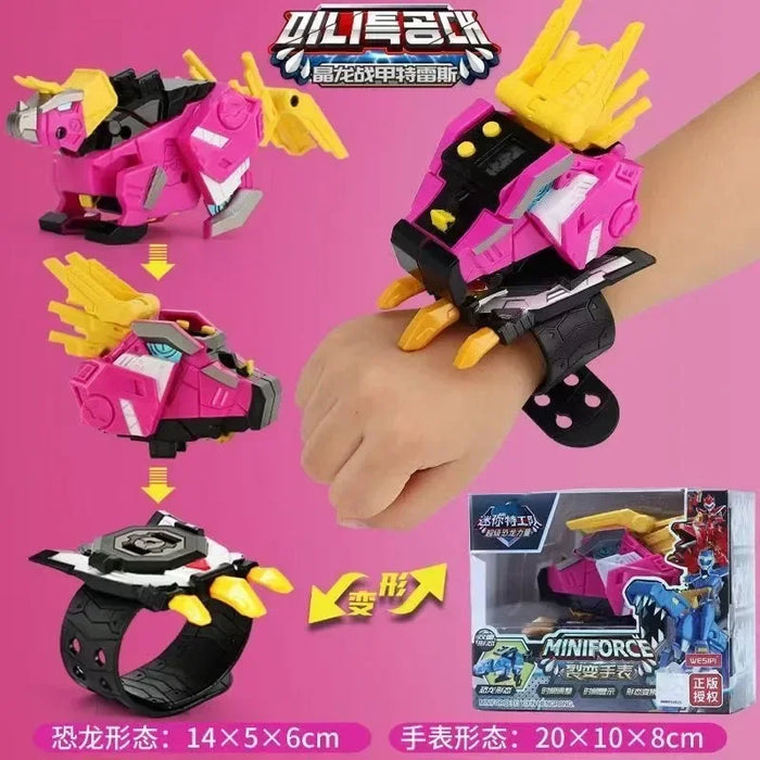 Miniforce X Watch Super Dinosaur Power Mecha Deformation Robot Toy – Mini Secret Service