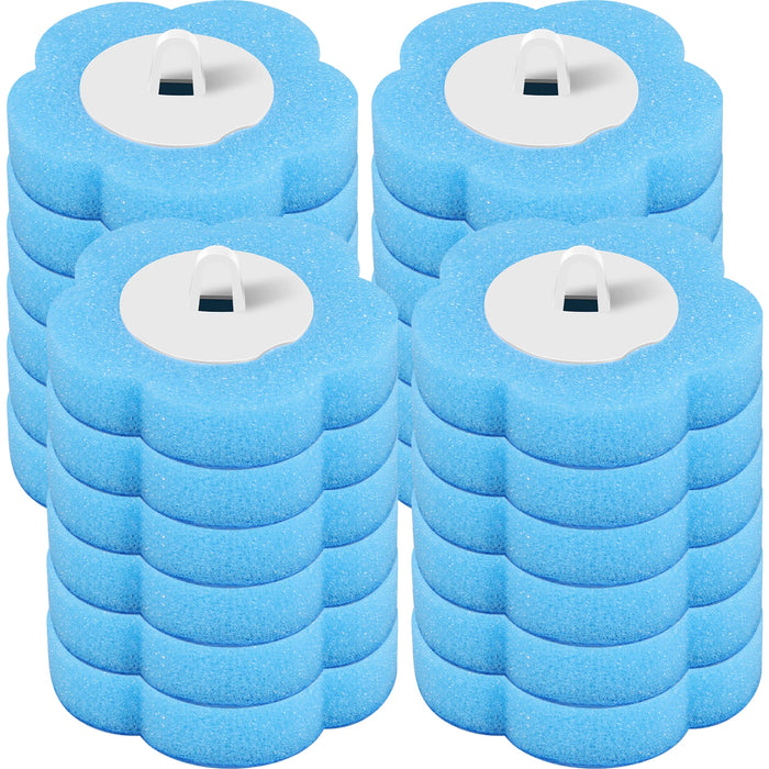 Disposable Toilet Brush Kit — Long Handle, Wall-mounted Holder, Replaceable Heads (24 / 72 pcs)