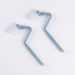 Curved S-Head Toilet Brush with Long Handle and Hanging Hook – 1/2/3 Pack