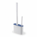 Silicone Toilet Brush Set — Flat Flexible Head with Wall-Mounted Holder