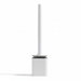 Mini Silicone Toilet Brush — Detachable Pole & Drip-Proof Holder