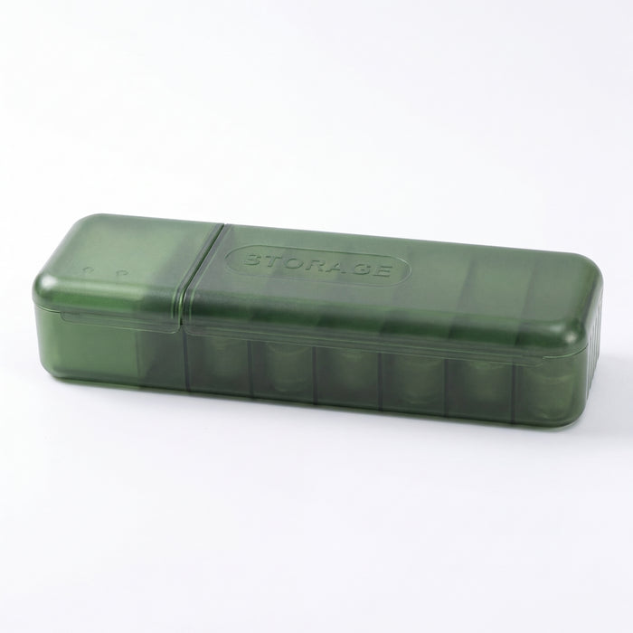 7-Compartment Cable Storage Box – Plastic Cord Organiser for Home & Travel