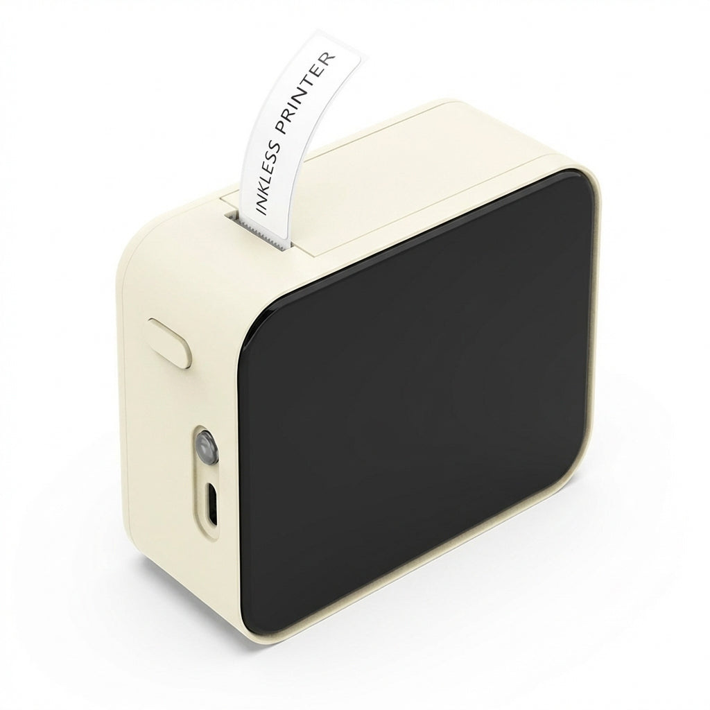 P15 Mini Portable Thermal Label Printer — Bluetooth, Inkless, Type-C Recharge