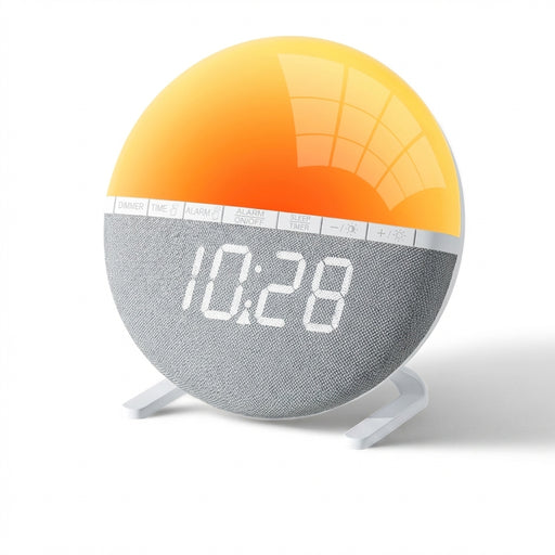 Wake-up Light Sunrise Alarm Clock — Colour Mood Lamp with Natural Sounds