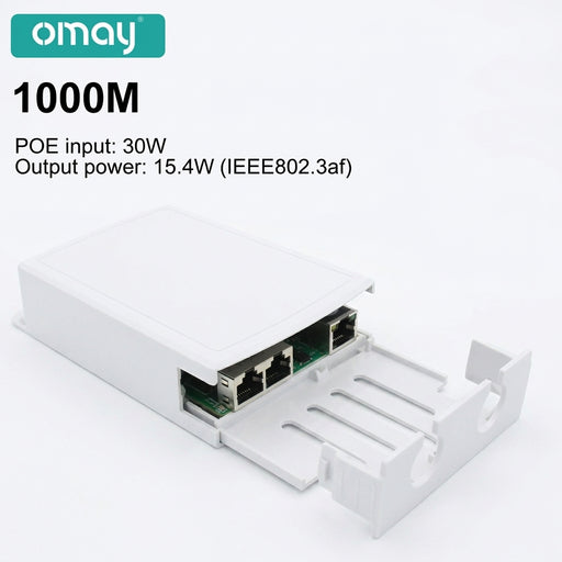 PoE Extender 1-in 2-out | IP67 Waterproof PoE Repeater, 500m Outdoor, 2‑Port PoE Adapter