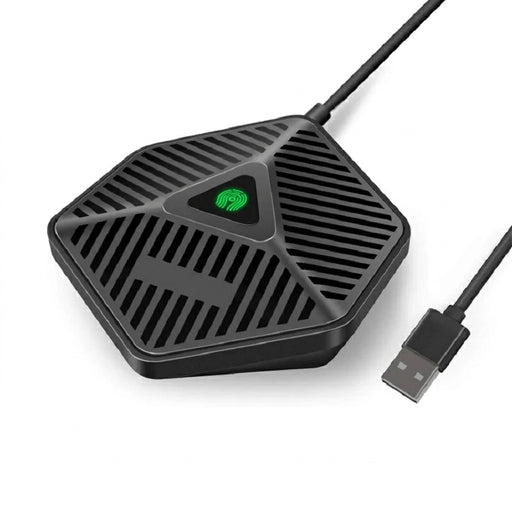 JV808 USB Conference Microphone — Omnidirectional Condenser Desktop Mic for PC & Laptop