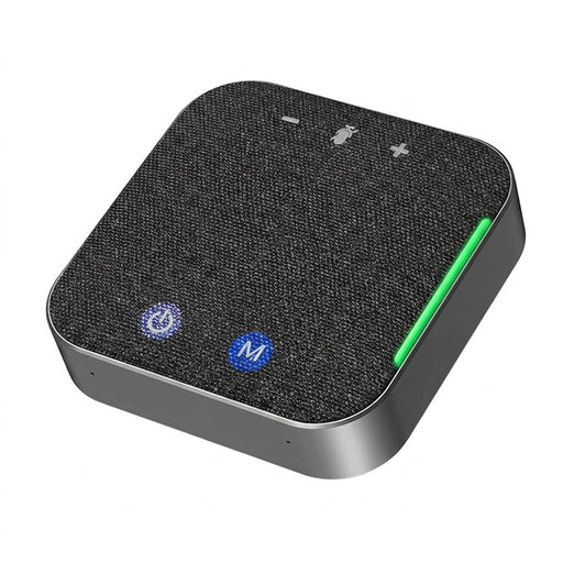 Y23A Wireless Conference Speakerphone — USB & Bluetooth 5.0 Omnidirectional Mic for PC/Laptop