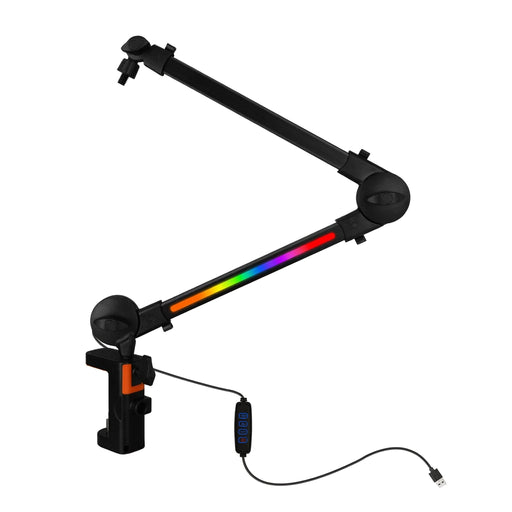 Desk-mounted Microphone Boom Arm – Heavy-duty Aluminium, 360° Rotation