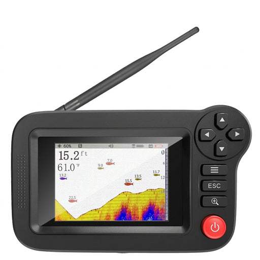 Portable Smart Fish Finder & Depth Sounder — Wireless 125 kHz Sonar