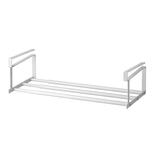 Adjustable Bamboo Shoe Rack – Space-Saving Double-Layer Wardrobe Organizer (White)