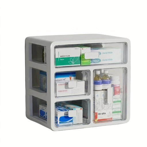 Drawer Medicine Storage Box — Large-capacity Multi-purpose Plastic Organiser (3 or 4 layers)