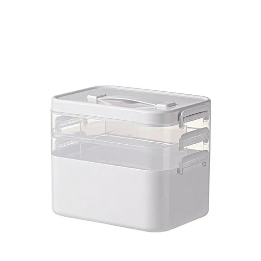 Large Multi-tier Medical Storage Box — Portable Medicine Display Rack