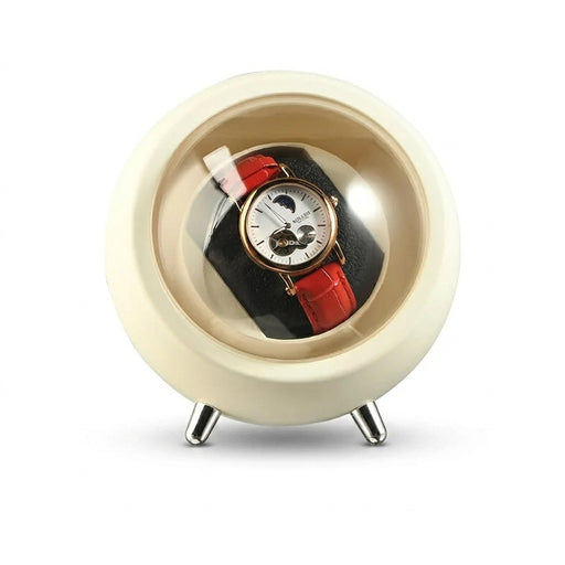 USB Motor Watch Winder Box for Automatic Watches — Rotating Display